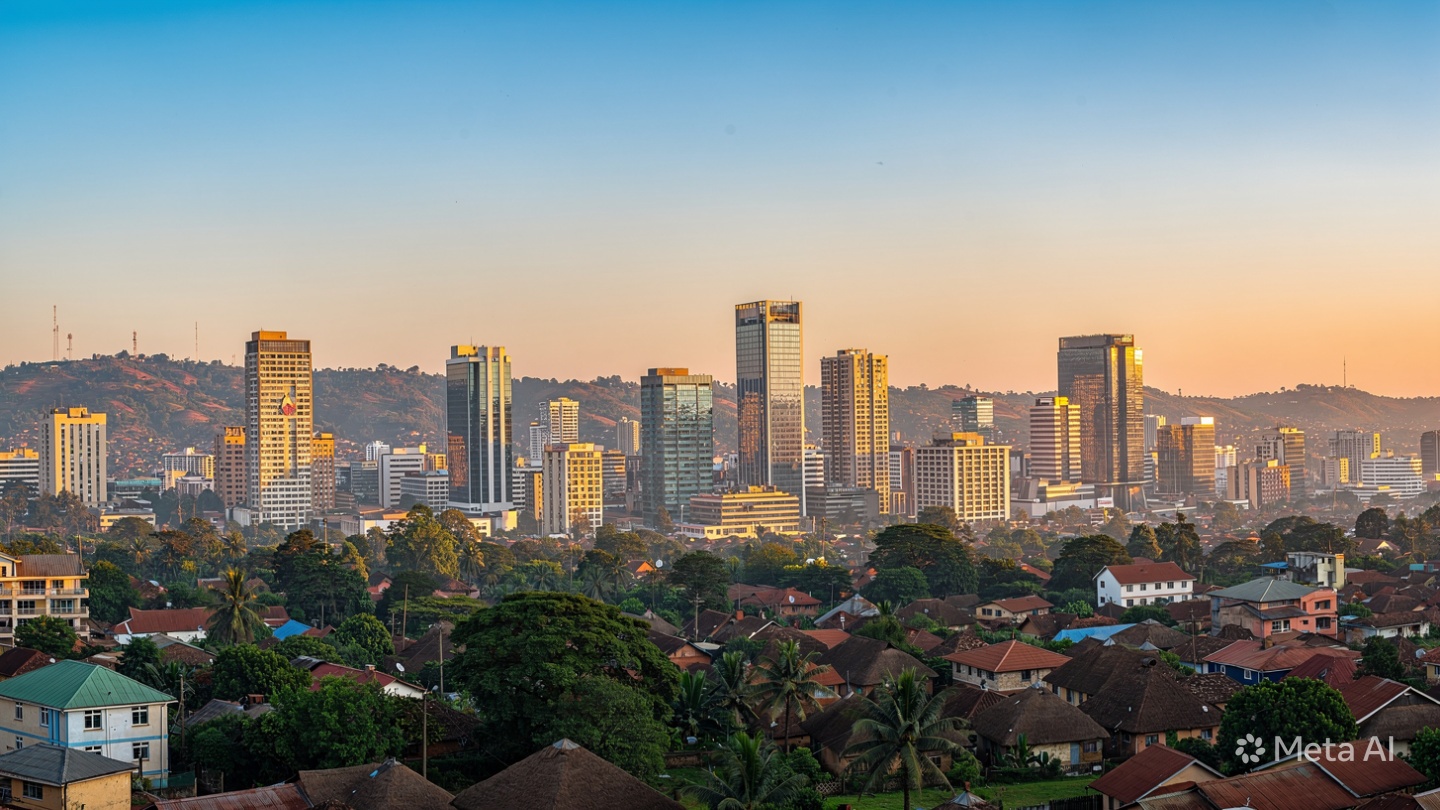 Kampala skyline